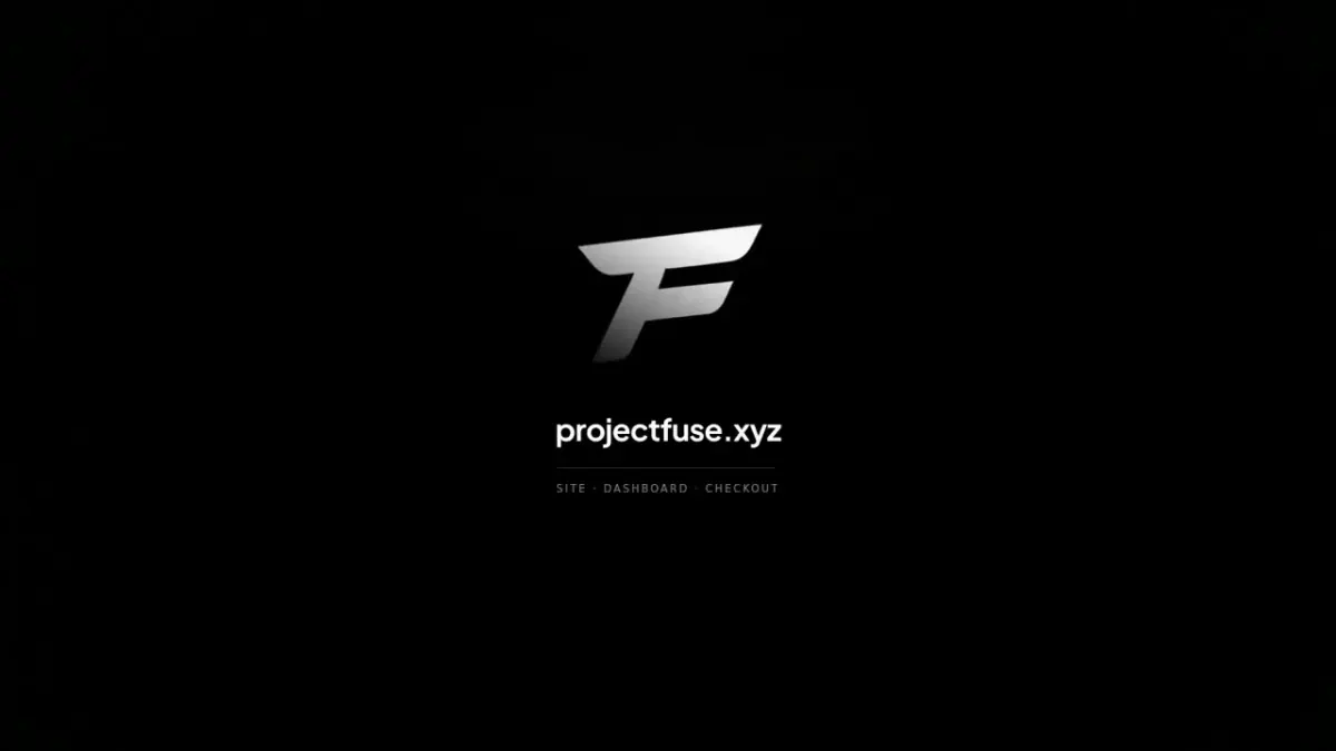 The Fuse logo above projectfuse.xyz, from the website showcase video